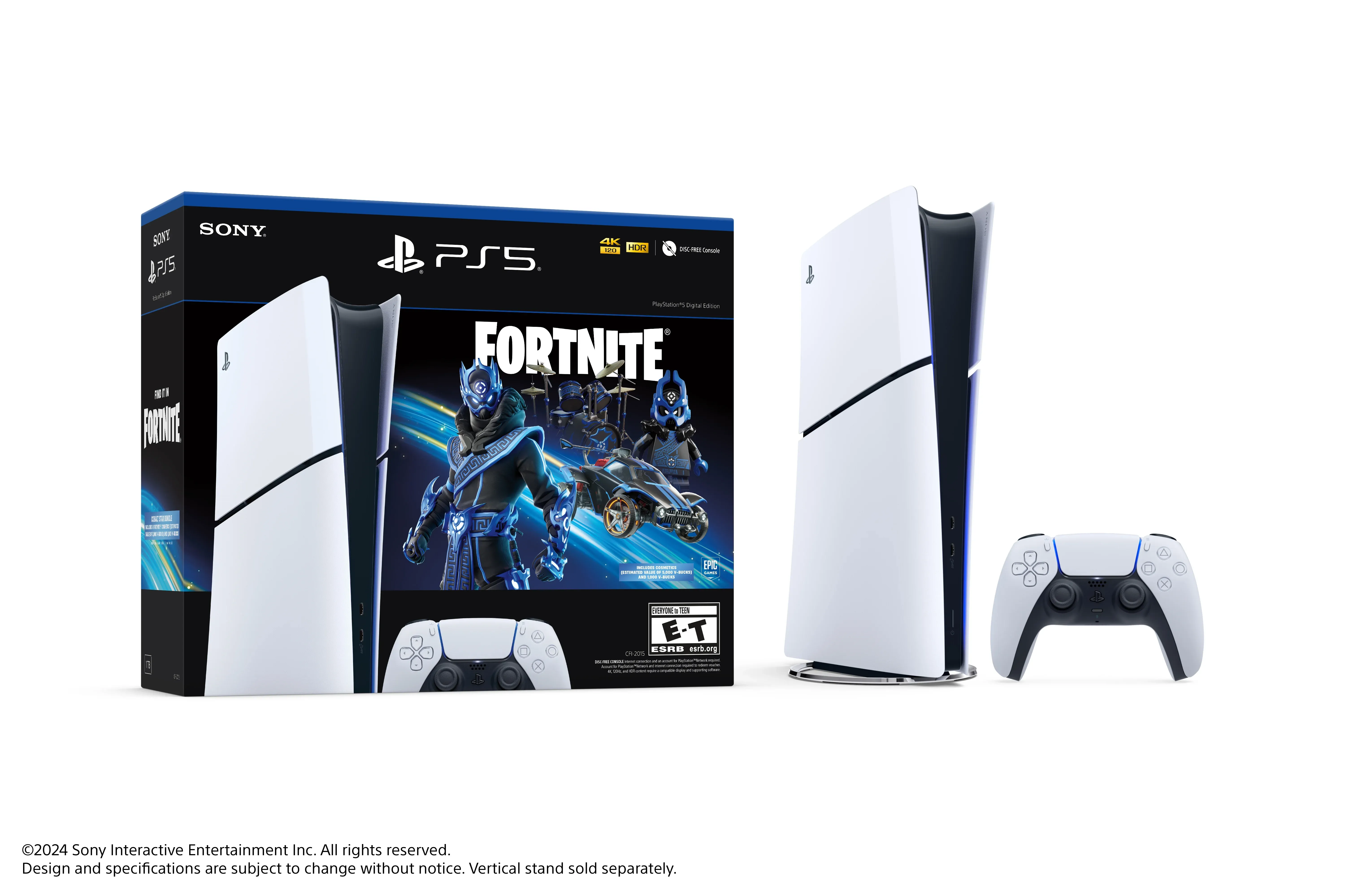 Playstation PS5 Console - Fortnite Cobalt Star Digital Edition