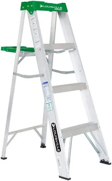 Louisville Ladder AS4004 4 ft. Aluminum Step Ladder