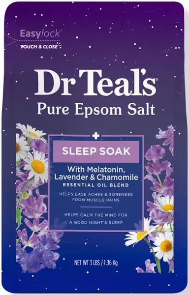 Dr Teal's Melatonin Sleep Soak Pure Epsom Salt