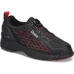 Dexter Mens The C9 Knit BOA Black Red Wide Bowling Shoes | BowlersMart