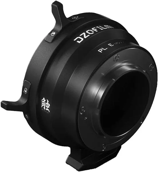 DZOFilm Octopus Aluminum Alloy PL to Sony E Lens Mount Adapter with Stainless Steel Construction and Light-Absorbing Material (Black)