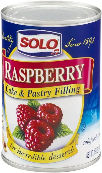 Solo Raspberry Filling 12 oz (Pack of 6)