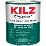 Kilz Original Low Odor Oil-Based Interior Primer Sealer Stainblocker, White, 1