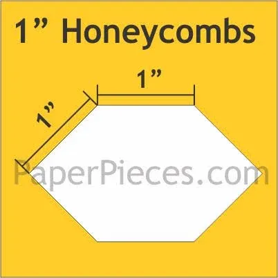 Honeycombs Bulk Pack 1" 1200 Pieces