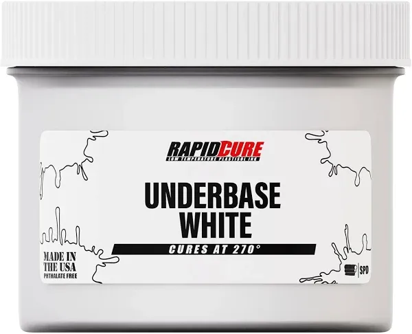 Rapid Cure Underbase White Screen Printing Plastisol Ink