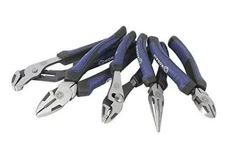 Kobalt Bimetal Chrome Nickel Steel Plier Set with Anti-Slip Grip