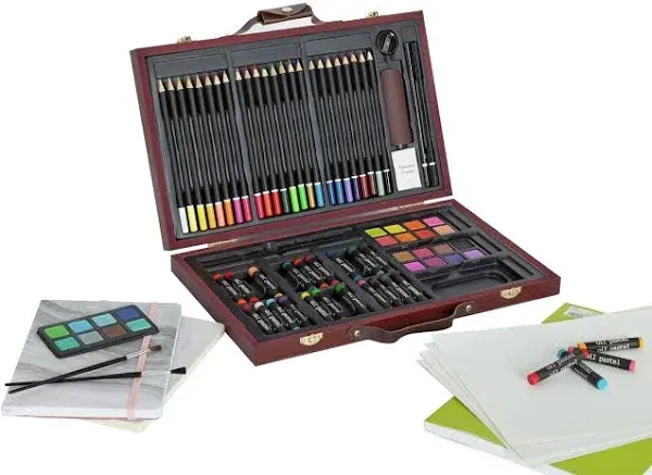 U.S. Art Supply 82-Piece Deluxe Artist Studio Creativity Set