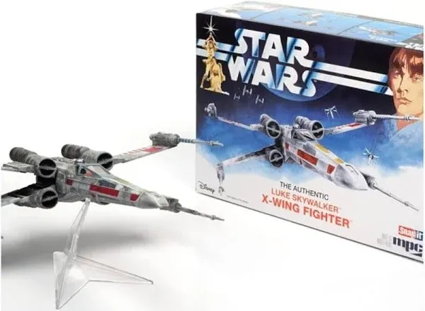 New! MPC SnapIt × Disney Star Wars Luke Skywalker X Wing Fighter Model Kit  1:63