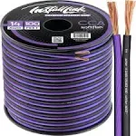 Install Link Speaker Wire 14 Gauge CCA 100 Feet Yellow/Black