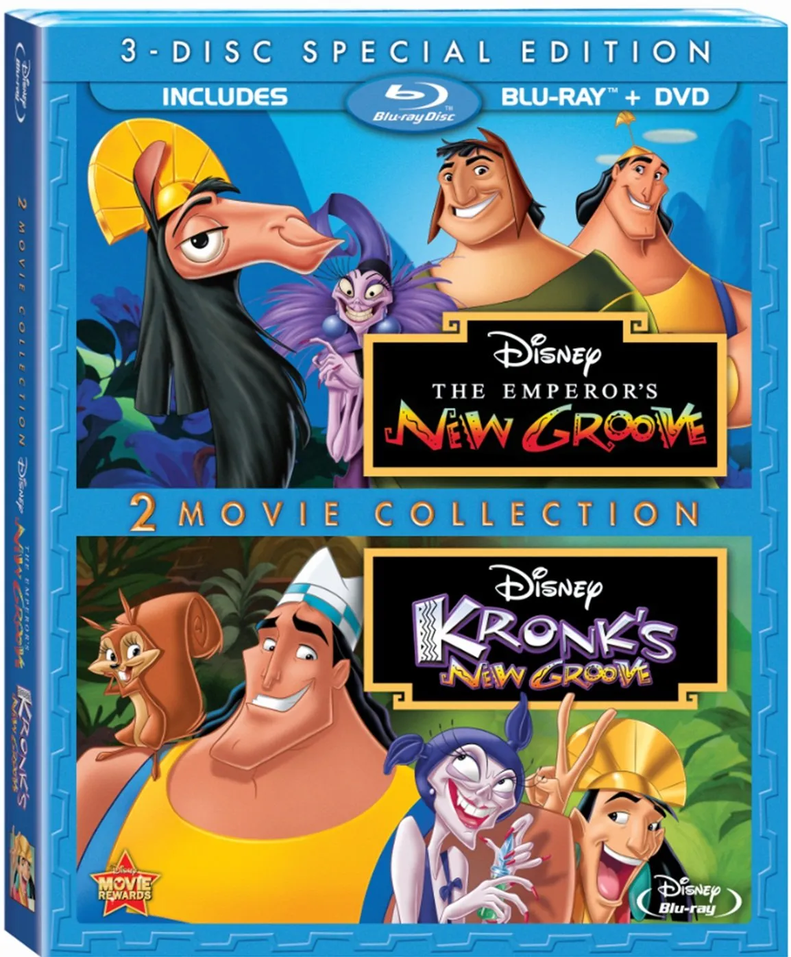 New Emperors New GROOVE/KRONKS New Groove 2-Movie Coll (BLU-RAY/DVD-2/WS)