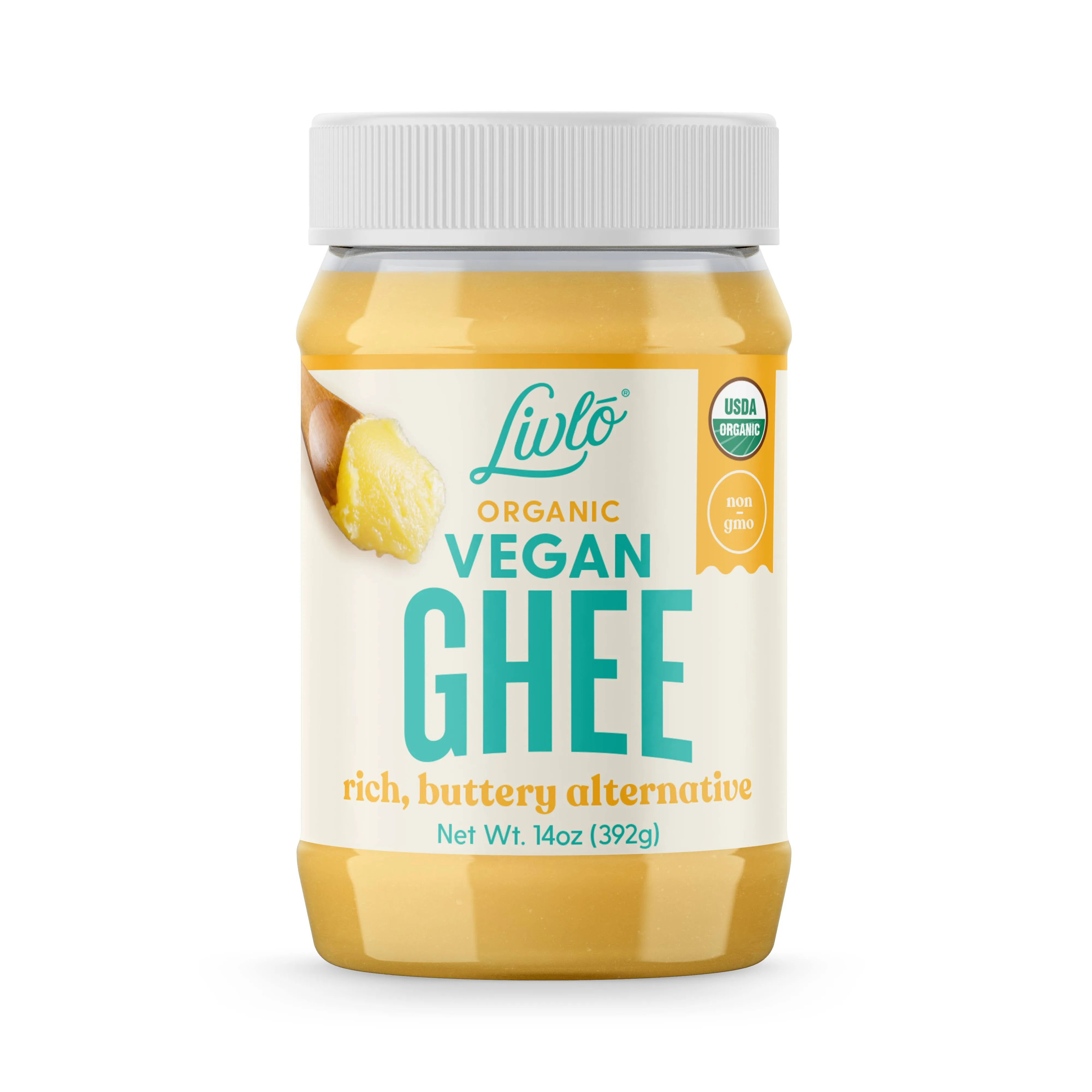 Livlo, Ghee Vegan et biologique, 14 oz. (392 g)