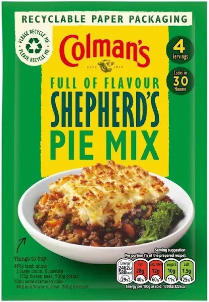 Colman's Shepherd's Pie Mix