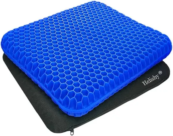 Helishy Gel Seat Cushion Seat Cushion with Non-Slip Cover