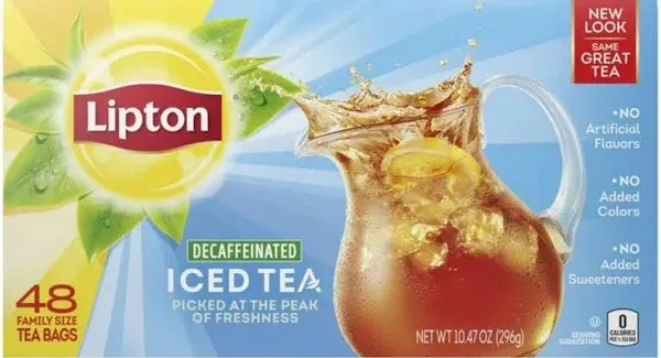 Lipton Black Tea Family Iced Tea Bags