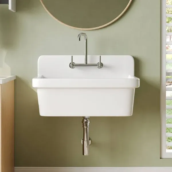 DeerValley Wall Mount Laundry/Utility Sink