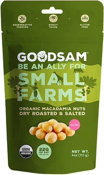 Goodsam Organic Roasted Macadamia Salted Nuts