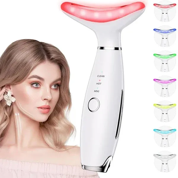 Dopsikn 7 Color Galvanic Machines Red Light Therapy for Face and Neck