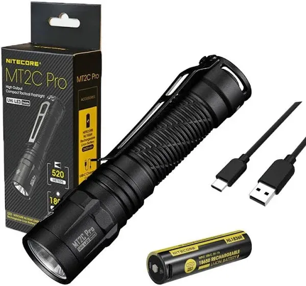 Nitecore MT2C Pro 1800 Lumen Rechargeable EDC Flashlight