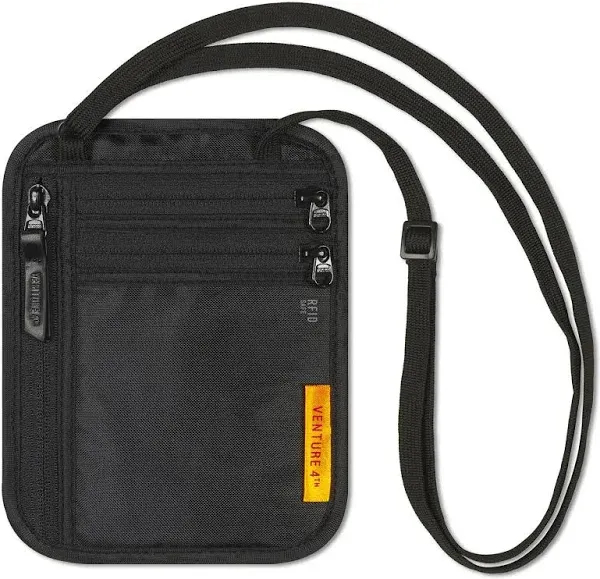 VENTURE 4TH RFID Blocking Travel Neck Wallet