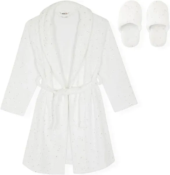 Sleep On It Girls Flannel Fleece Robe Set