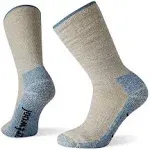 Smartwool Women's Classic Mountaineer Maximum Cushion Crew Socks Light Gray / M