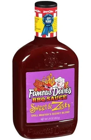 Famous Dave's BBQ Sauce Sweet & Zesty