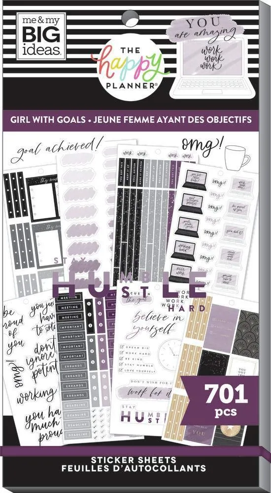 The Happy Planner® Girl with Goals Value Pack Stickers