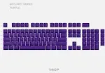 Drop Skylight Series Purple Keycap Set