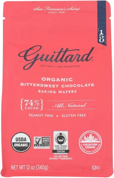 Guittard Organic Bittersweet Baking Wafers