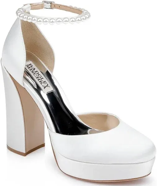 white heels. worn once. ended up going with a different style. Originally $200.