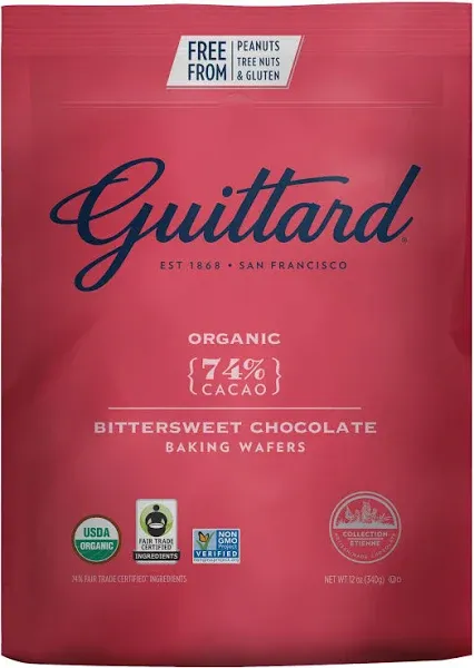 Guittard Baking Wafers Organic Bittersweet Chocolate