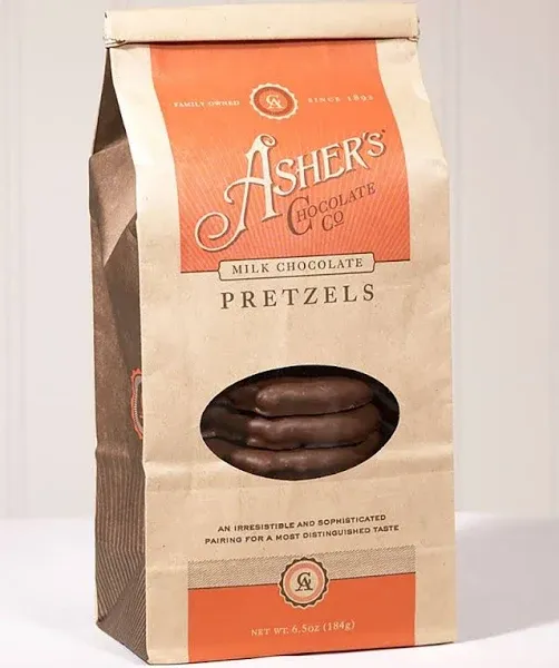 Asher's Milk Chocolate Pretzels