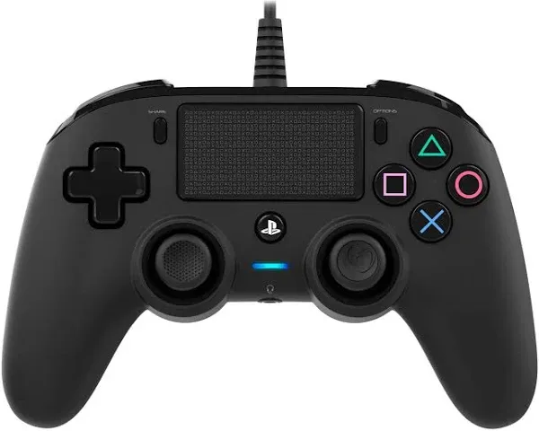 Nacon Controller / Gamepad - Compact Color Edition - Fits PS4 - Black