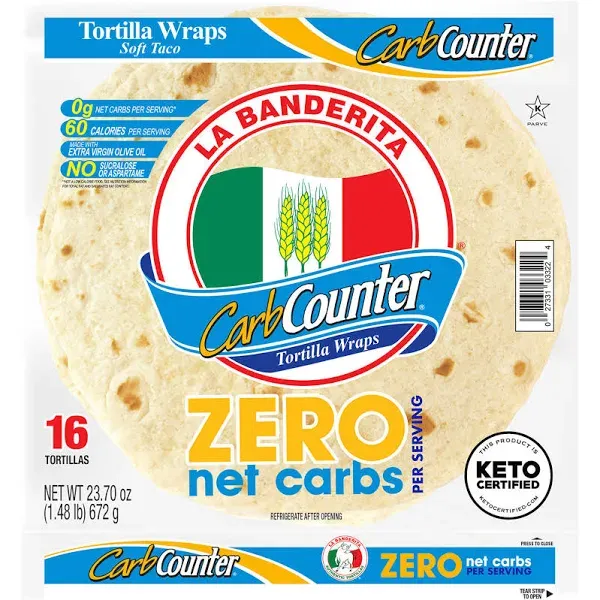 La Banderita Carb Counter Zero Net Carbs