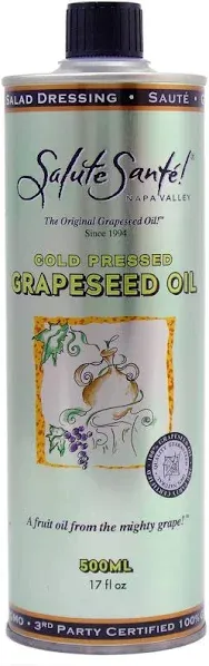 Salute Sante! Cold Pressed Grapeseed Oil