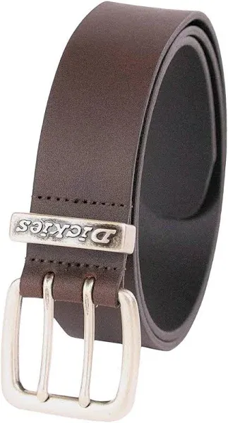 Dickies Men's Leather Two Prong Casual Belt