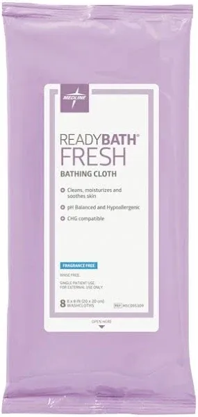 Medline ReadyBath Fresh Bathing Cloths