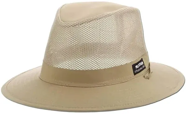 Panama Jack Nylon Mesh Safari Hat - Lightweight, UPF (SPF) 50+ Sun Protection,