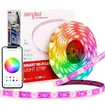 Sengled Smart Wi-Fi LED Multicolor Light Strip, 5M (16.4ft), No Hub Required, Works with Alexa & Google Assistant, RGBW, High Brightness, 1800