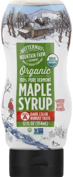 Butternut Mountain Farm Syrup, Organic, Maple