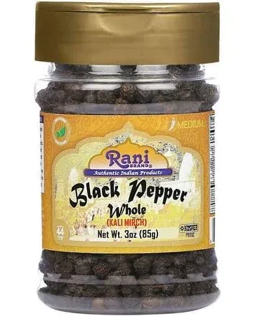 Rani Black Pepper Whole Premium MG-1 Grade ~ All Natural