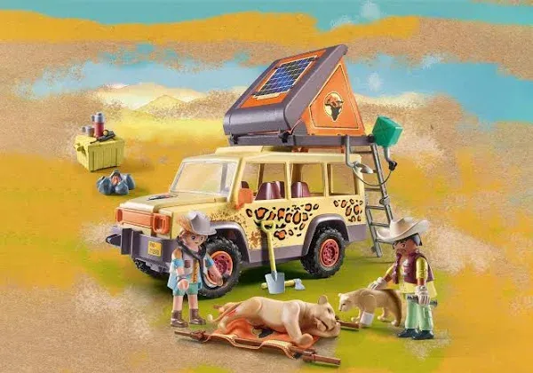 Playmobil Wiltopia Cross-Country Vehicle with Lions 71293