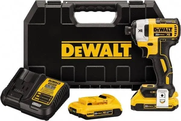 DeWalt 20V MAX Lithium-Ion Cordless Brushless 1/4" 3-Speed Impact Driver Kit