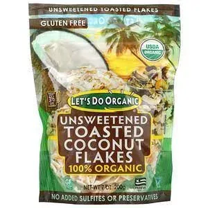 Let's Do Organic Unsweetened Coconut Flakes