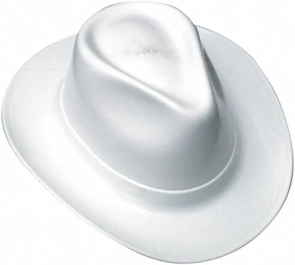 Cowboy Style Hard Hat White