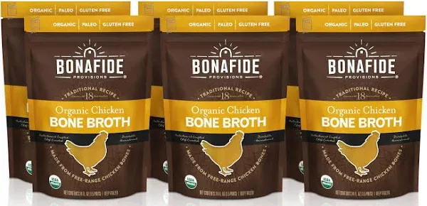 Frozen Organic Chicken Bone Broth