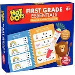 Educational Insights - Hot Dots First Grade Essentials Reading & Math Workbook