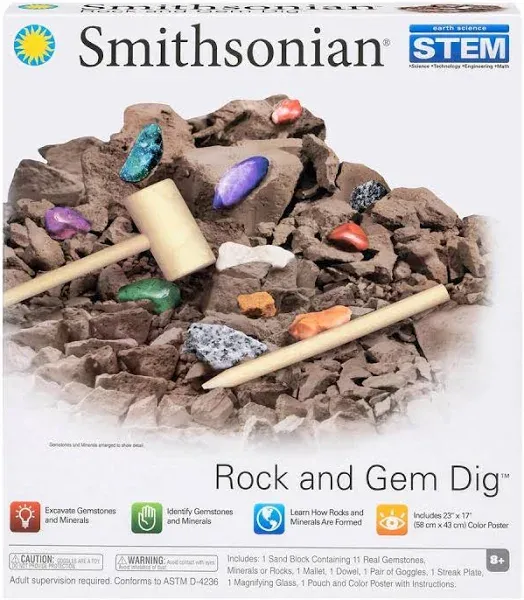 Smithsonian Rock and Gem Dig, Brown