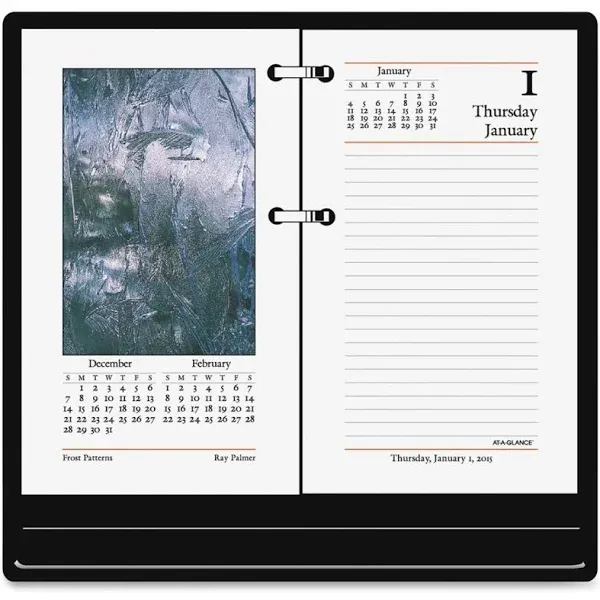 AT-A-GLANCE Photographic Desk Calendar Refill