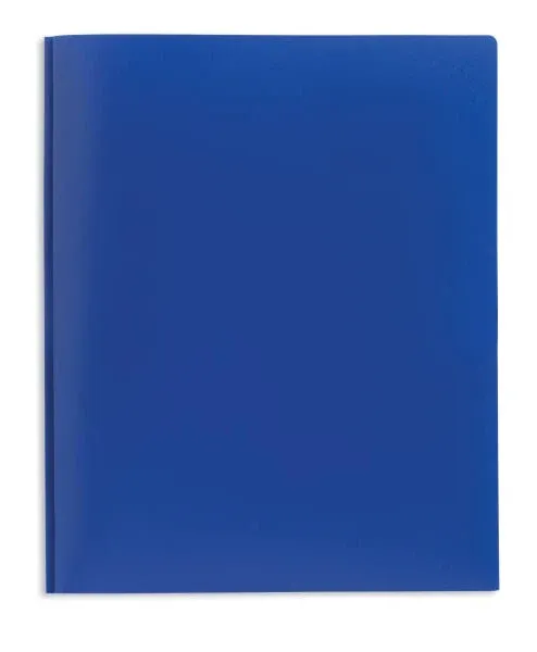 Office Depot Brand 2-Pocket School-Grade Poly Folder with Prongs